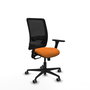 PIQUERAS Y CRESPO Silla de oficina Zulema Naranja y Negro