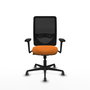 PIQUERAS Y CRESPO Silla de oficina Zulema Naranja y Negro