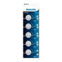 Philips Pack de 5 Pilas de Botón CR2016 3V