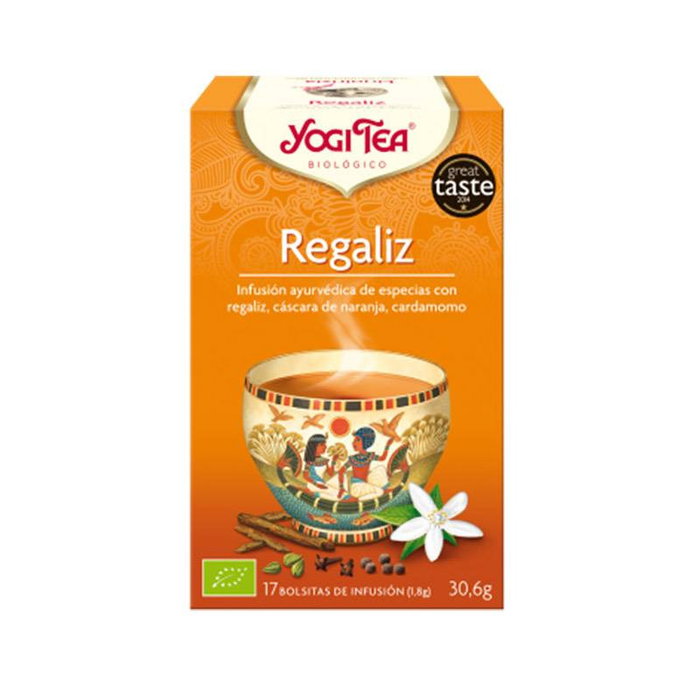 YOGI TEA Infusión de Regaliz 17 bolsitas YOGI TEA Infusión de Regaliz 17 bolsitas