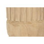 DKD Home Decor Macetero de Madera Paulownia Tallado Natural 28x28x50