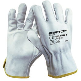 SAFETOP Guante Piel Bovino G214B Tallas 8-10 T/Guante Talla L-9