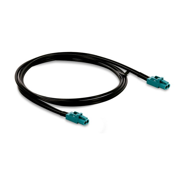 DeLOCK Cable Coaxial Mini FAKRA Z Hembra Dual a Mini FAKRA Z Hembra Dual, 1 m