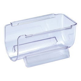 Mondex Organizador Botellas de Vino para Frigorífico Transparente PET Reciclable 20.5x11.6x10.5 cm