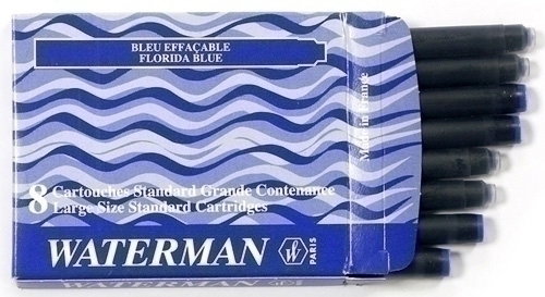 Waterman Serenity Blue Caja de 8 Cartuchos Estándar Largos