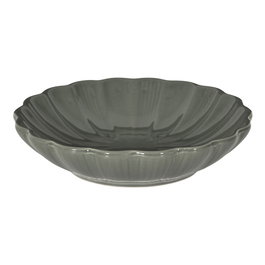 Home Deco Factory Plato Hondo Calista Gris d.20 cm