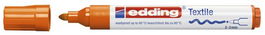Marcador Textil Edding 4500 Naranja (Set de 10)