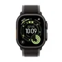 Apple watch ultra 3 gps cellular 49mm caja titanio negro correa trail loop negra m l