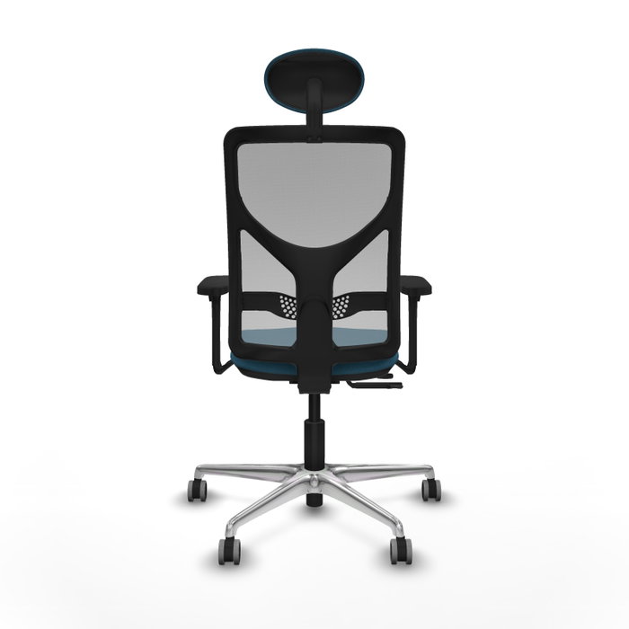 PIQUERAS Y CRESPO Silla de oficina Motilla con mecanismo Sincro/Traslack Verde petróleo y Gris PIQUERAS Y CRESPO Silla de oficina Motilla con mecanismo Sincro/Traslack Verde petróleo y Gris