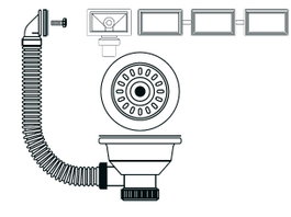 TECNO Válvula Cesta Inox. 85-SALD.40 (T72) 50341