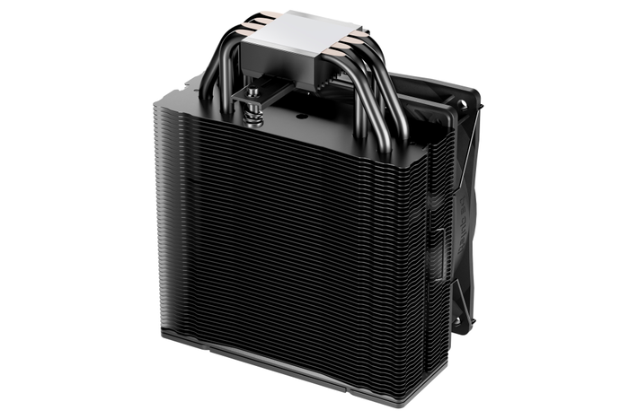be quiet! Pure Rock 3 Black - Ventilador CPU Refrigerador Aire 120mm, 4 Heatpipes, PWM, TDP 190W, Negro - Compatible con Intel LGA 1851/1700/1200/115x y AMD AM5/AM4