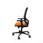 PIQUERAS Y CRESPO Silla de oficina Cilanco con mecanismo Sincro/Traslack, Naranja y Negro
