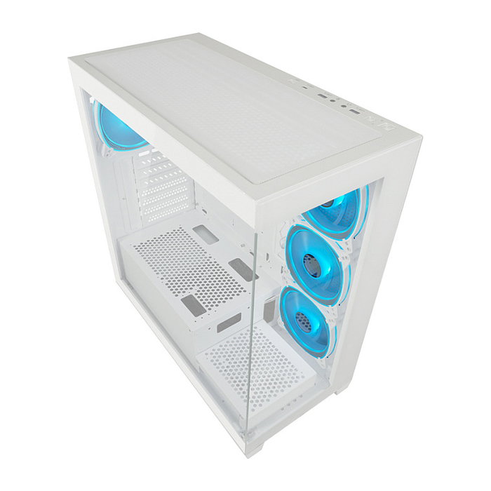 LC-Power Caja PC Midi Tower LC-715W-ON Blanca ATX, Micro ATX, Mini-ITX con Ventana Lateral y Gestión de Cables para Gaming LC-Power Caja PC Midi Tower LC-715W-ON Blanca ATX, Micro ATX, Mini-ITX con Ventana Lateral y Gestión de Cables para Gaming