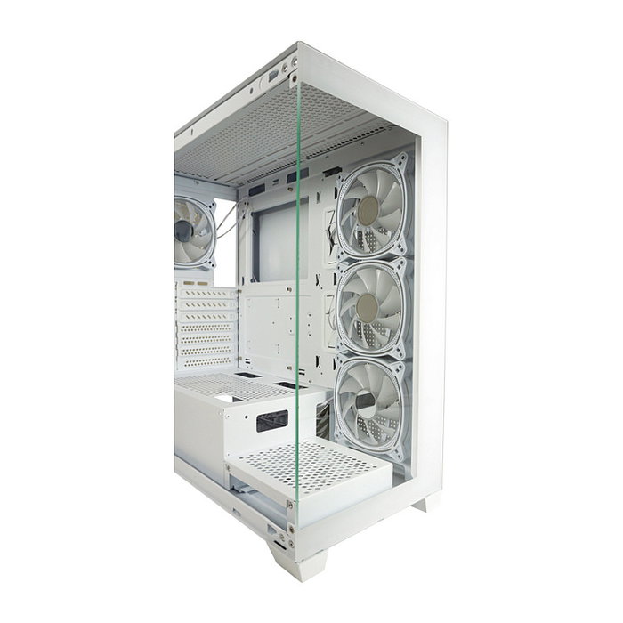 LC-Power Caja PC Midi Tower LC-715W-ON Blanca ATX, Micro ATX, Mini-ITX con Ventana Lateral y Gestión de Cables para Gaming LC-Power Caja PC Midi Tower LC-715W-ON Blanca ATX, Micro ATX, Mini-ITX con Ventana Lateral y Gestión de Cables para Gaming