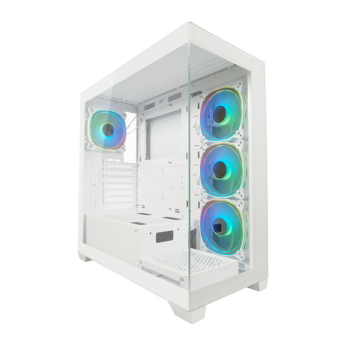 LC-Power Caja PC Midi Tower LC-715W-ON Blanca ATX, Micro ATX, Mini-ITX con Ventana Lateral y Gestión de Cables para Gaming LC-Power Caja PC Midi Tower LC-715W-ON Blanca ATX, Micro ATX, Mini-ITX con Ventana Lateral y Gestión de Cables para Gaming