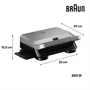 Braun BRA8021098002426 Sandwichera 800 W Acero inoxidable / Negro