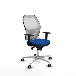 PIQUERAS Y CRESPO Silla de oficina Jorquera Azul y Blanco