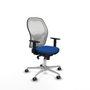 PIQUERAS Y CRESPO Silla de oficina Jorquera Azul y Blanco