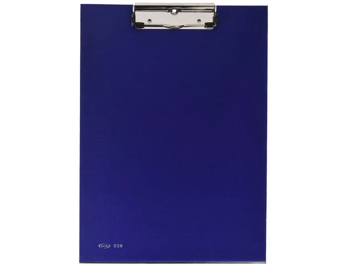 Pardo Portanotas Azul Tamaño Folio con Pinza Metálica Pardo Portanotas Azul Tamaño Folio con Pinza Metálica