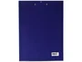 Pardo Portanotas Azul Tamaño Folio con Pinza Metálica