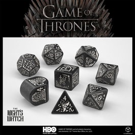 Juego de Tronos Pack de Dados Night's Watch (8)