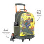Totto Mochila Escolar con Ruedas Grande MJ03BWM003-2310-4DJL Gris, Amarillo Infantil 25.1L