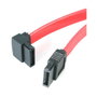 Startech Cable de datos SATA acodado 45cm SATA18LA1