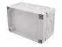 FIBOX Caja de conexiones gris 122x187x90mm