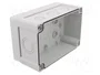 FIBOX Caja de conexiones gris 122x187x90mm