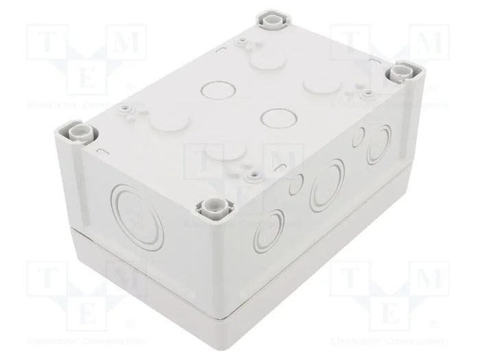 FIBOX Caja de conexiones gris 122x187x90mm
