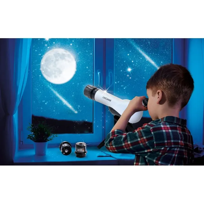 LISCIANIGIOCHI AACRX13755 Telescopio Soy Un Explorador Genio, Instrumento Científico, Juguete para Niños Mayores de 7 Años LISCIANIGIOCHI AACRX13755 Telescopio Soy Un Explorador Genio, Instrumento Científico, Juguete para Niños Mayores de 7 Años