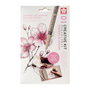 SAKURA Set Creativo Art Kit Flor de Cerezo (Pigma Micron 05, Gelly Roll, Koi coloring y 3 postales A6)