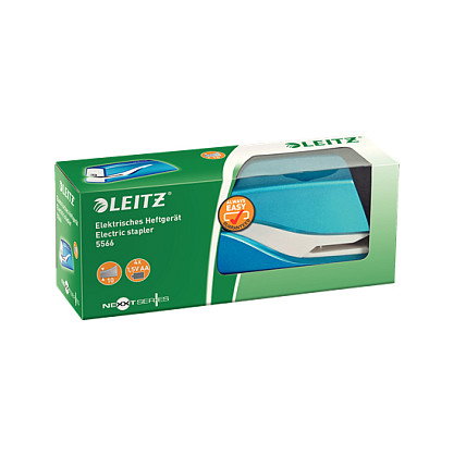 LEITZ Grapadora eléctrica NeXXt Series WOW 5566 azul-metallic LEITZ Grapadora eléctrica NeXXt Series WOW 5566 azul-metallic
