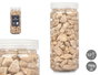 Giftdecor Bote de Piedras Decorativas Naturales, 700g, Piedras de 10-20 mm en Tonos Blancos, Dimensiones del Bote: 6.5 x 6.5 x 15.8 cm, Ideal para Jardinería y Decoración del Hogar (Set de 12)