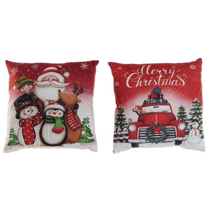 DKD Home Decor Set de 2 Cojines Surtidos Multicolor en Poliéster DKD Home Decor Set de 2 Cojines Surtidos Multicolor en Poliéster