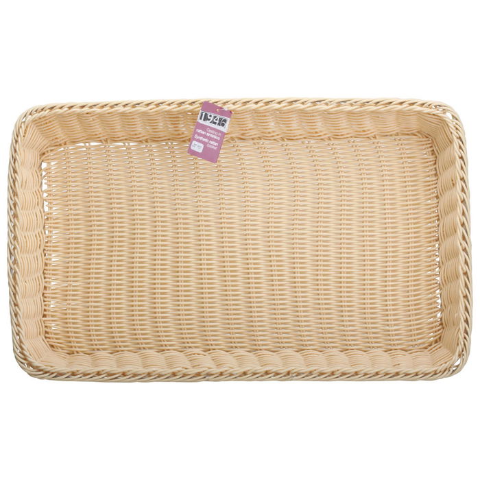 1946 Panera Ratán Sintético Polipropileno 53x32.5 cm Altura 7 cm