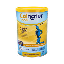 Colnatur Complex Vainilla Gourmet 330Gr Colágeno Hidrolizado Magnesio Vitamina C Ácido Hialurónico