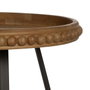 Ixia Mesita Natural Metal-Madera 52 x 52 x 54,50 cm