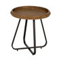 Ixia Mesita Natural Metal-Madera 52 x 52 x 54,50 cm