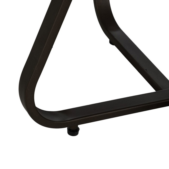 Ixia Mesita Natural Metal-Madera 52 x 52 x 54,50 cm