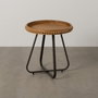 Ixia Mesita Natural Metal-Madera 52 x 52 x 54,50 cm
