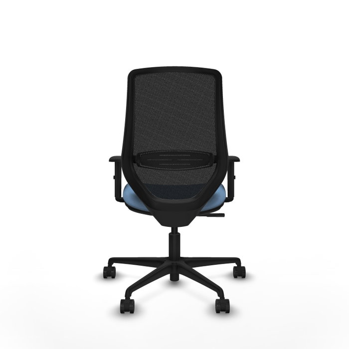 PIQUERAS Y CRESPO Silla de oficina Mardos Azul cielo y Negro con mecanismo Sincro y Brazos 1D PIQUERAS Y CRESPO Silla de oficina Mardos Azul cielo y Negro con mecanismo Sincro y Brazos 1D