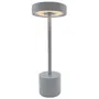 Lumisky ROBY GREY Lámpara de Mesa Inalámbrica H30 cm Aluminium Touch Gris Claro LED