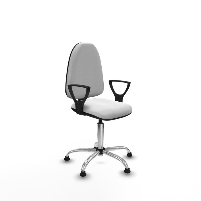 PIQUERAS Y CRESPO Silla de oficina Aýna Blanca con Brazos Fijos PIQUERAS Y CRESPO Silla de oficina Aýna Blanca con Brazos Fijos