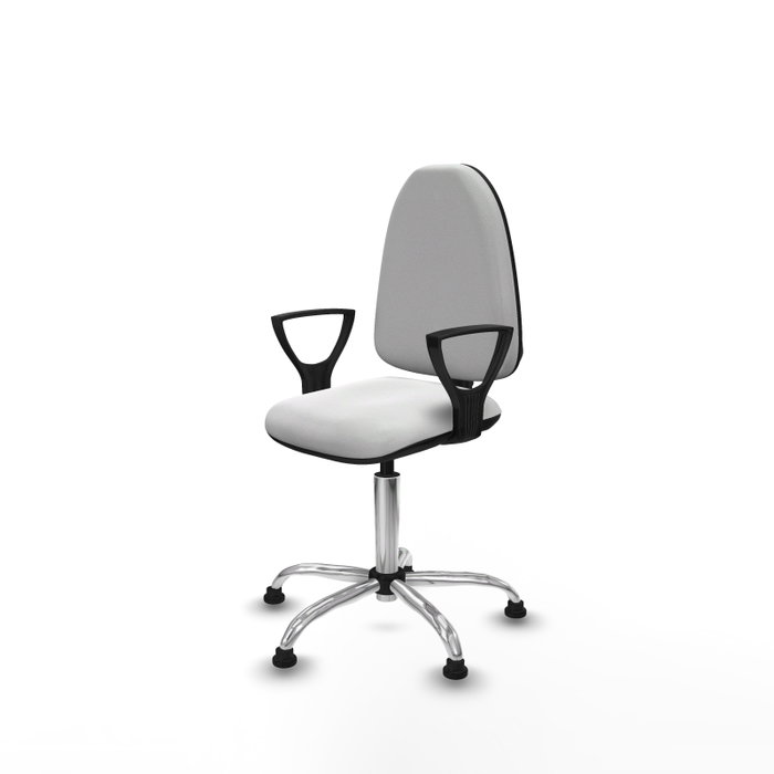 PIQUERAS Y CRESPO Silla de oficina Aýna Blanca con Brazos Fijos PIQUERAS Y CRESPO Silla de oficina Aýna Blanca con Brazos Fijos