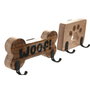 DKD Home Decor Perchero de Pared para Mascota de Mango y Hierro, Pack de 2