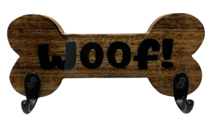 DKD Home Decor Perchero de Pared Marrón y Negro de Mango y Hierro 20 x 6 x 10 cm (2 Unidades)