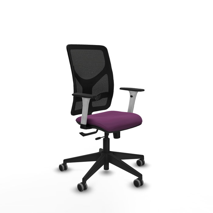 PIQUERAS Y CRESPO Silla de oficina Motilla Morado/Negro con mecanismo Sincro/Traslack PIQUERAS Y CRESPO Silla de oficina Motilla Morado/Negro con mecanismo Sincro/Traslack