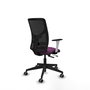 PIQUERAS Y CRESPO Silla de oficina Motilla Morado/Negro con mecanismo Sincro/Traslack