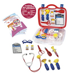 Tachan Maletin Doctor Deluxe Educativo 12 Piezas + Libro